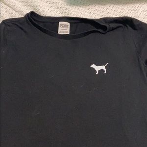 pink shirt that is great with leggings or shorts